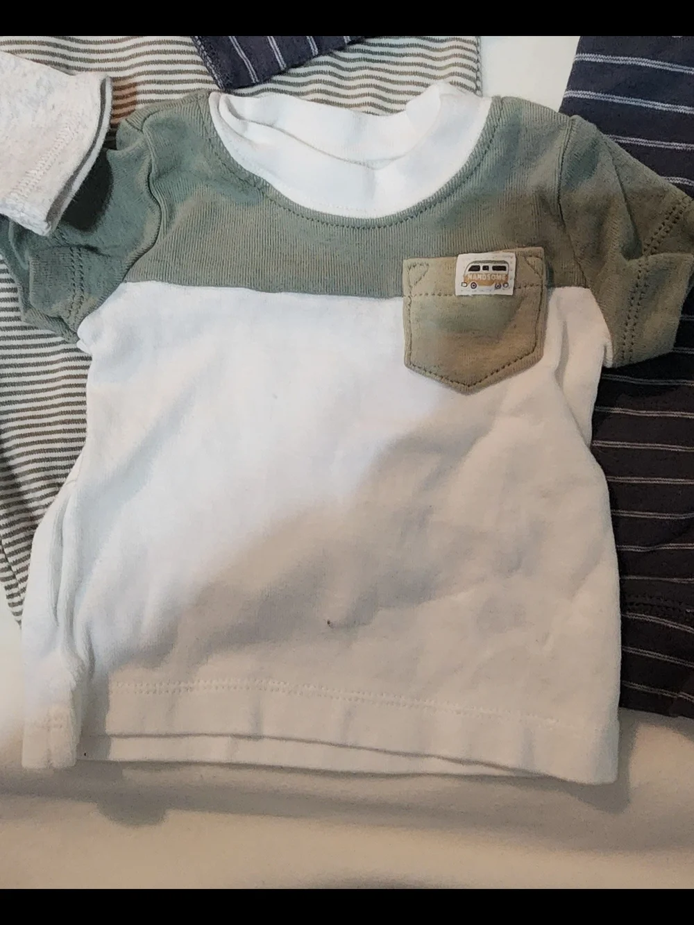 Carter's Boys' Navy & Gray One-Piece and Outfit Lot Newborn